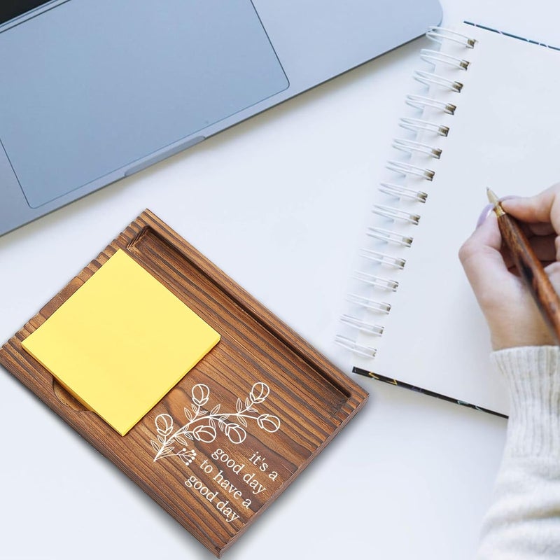 EFFJNSG It’s a Good Day Sticky Note Holder, Positive Desk Organizer for Work, Motivational Office Gift for Coworkers, Friends, Teachers, Self-Stick Note Pad Holders EDP121 - Image 5